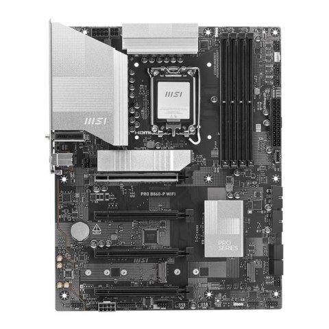 Płyta MSI PRO B860-P WIFI /B860/DDR5/SATA3/M.2/TB4/WiFi/BT/PCIe5.0/s.1851/ATX Płyta MSI PRO B860-P WIFI /B860/DDR5/SATA3/M.2/TB4/WiFi/BT/PCIe5.0/s.1851/ATX
