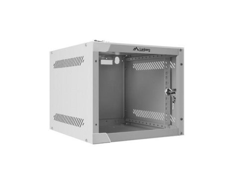 Szafa instalacyjna Rack wisząca 10" 4U 280x310mm szara Lanberg (flat pack) Szafa instalacyjna Rack wisząca 10" 4U 280x310mm szara Lanberg (flat pack)
