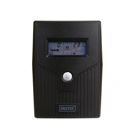 Zasilacz awaryjny UPS DIGITUS Line-Ineractive LCD BASIC, 600VA/360W, 1x12V/7Ah, AVR, 2x Schuko CEE 7/3 Zasilacz awaryjny UPS DIGITUS Line-Ineractive LCD BASIC, 600VA/360W, 1x12V/7Ah, AVR, 2x Schuko CEE 7/3