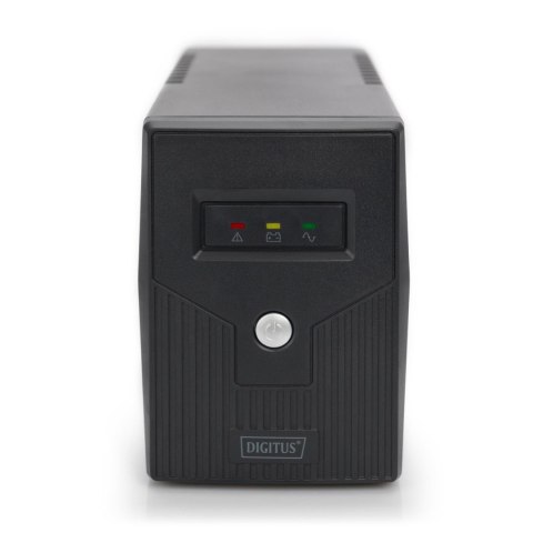 Zasilacz awaryjny UPS DIGITUS Line-Ineractive LED BASIC, 600VA/360W, 1x12V/7Ah, AVR, 2x Schuko CEE 7/3 Zasilacz awaryjny UPS DIGITUS Line-Ineractive LED BASIC, 600VA/360W, 1x12V/7Ah, AVR, 2x Schuko CEE 7/3