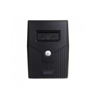 Zasilacz awaryjny UPS DIGITUS Line-Ineractive LED BASIC, 800VA/480W, 1x12V/9Ah, AVR, 2x Schuko CEE 7/3