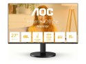AOC Q27B3CF2 | 27 " | IPS | QHD | 16:9 | 100 Hz | 1 ms | 2560 x 1440 pikseli | 350 cd/m² | Porty HDMI w ilości 1 | Czarny | Gwar
