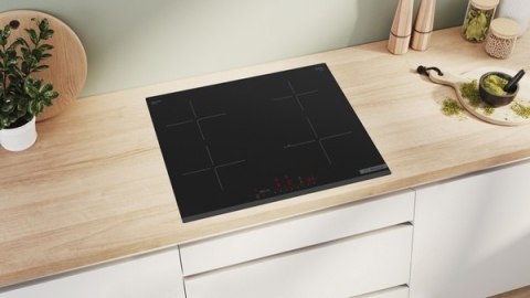Bosch | PIE63KHC1Z | Płyta | Indukcyjna | Liczba palników/stref gotowania 4 | Dotykowa | Timer | Czarna Bosch | PIE63KHC1Z | Płyta | Indukcyjna | Liczba palników/stref gotowania 4 | Dotykowa | Timer | Czarna