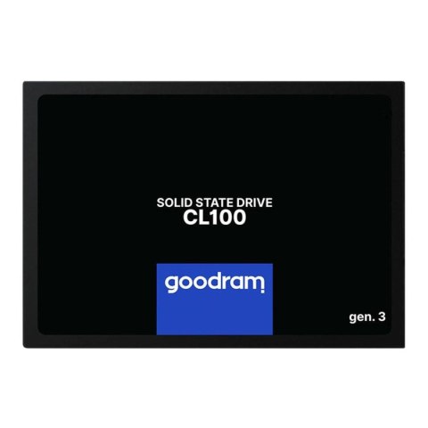 Dysk SSD GOODRAM CL100 480GB SATA III 2,5" GEN.3 (540/460 MB/s) 7mm Dysk SSD GOODRAM CL100 480GB SATA III 2,5" GEN.3 (540/460 MB/s) 7mm
