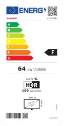 Sharp 50GR8265E | 50" | Smart TV | Google TV | 4K Ultra HD
