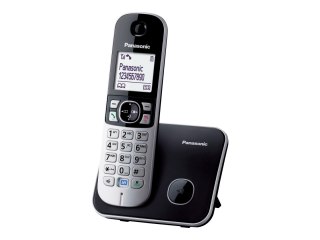 Telefon bezprzewodowy Panasonic | KX-TG6811PDB | Wbudowany wyświetlacz | Czarny