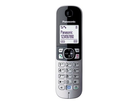 Telefon bezprzewodowy Panasonic | KX-TG6811PDB | Wbudowany wyświetlacz | Czarny Telefon bezprzewodowy Panasonic | KX-TG6811PDB | Wbudowany wyświetlacz | Czarny