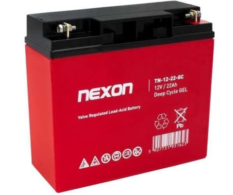 Akumulator żelowy Nexon TN-GEL-22 12V 22Ah - głębokiego rozładowania i pracy cyklicznej Akumulator żelowy Nexon TN-GEL-22 12V 22Ah - głębokiego rozładowania i pracy cyklicznej
