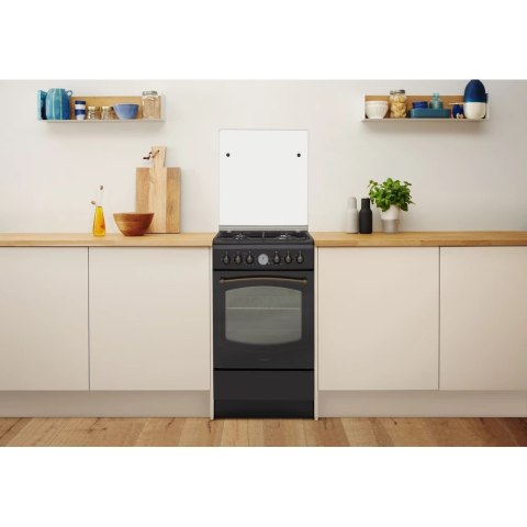 Kuchenka INDESIT | IS5G8MHA/E/1 | Typ płyty gazowa | Typ piekarnika elektryczna | Antracyt | Szerokość 50 cm | Grillowanie | Głę Kuchenka INDESIT | IS5G8MHA/E/1 | Typ płyty gazowa | Typ piekarnika elektryczna | Antracyt | Szerokość 50 cm | Grillowanie | Głę