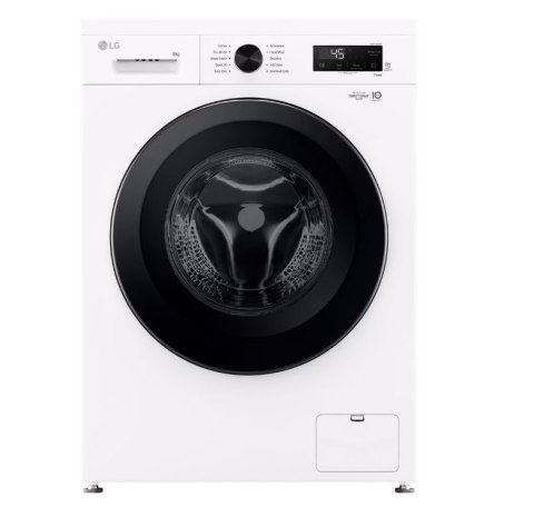 LG Washing Machine | F4X1008NWK | Energy efficiency class A | Front loading | Washing capacity 8 kg | 1350 RPM | Depth 56 cm | W LG Washing Machine | F4X1008NWK | Energy efficiency class A | Front loading | Washing capacity 8 kg | 1350 RPM | Depth 56 cm | W