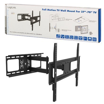 Logilink BP0028 Uchwyt ścienny TV, 37"-70", pochylenie +10°-20°, obrót +-90°, 475 mm Logilink | Uchwyt ścienny | 37-70 " | Maksy Logilink BP0028 Uchwyt ścienny TV, 37"-70", pochylenie +10°-20°, obrót +-90°, 475 mm Logilink | Uchwyt ścienny | 37-70 " | Maksy