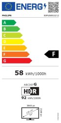 Philips 50PUS8510/12 | 50 | Smart TV | TITAN OS | UHD | Czarny