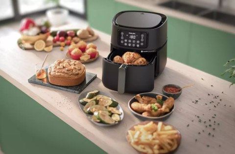 Philips | XXL Connected Air Fryer | HD9285/93 Seria 5000 | Moc 2000 W | Pojemność 7,2 L | Czarny Philips | XXL Connected Air Fryer | HD9285/93 Seria 5000 | Moc 2000 W | Pojemność 7,2 L | Czarny