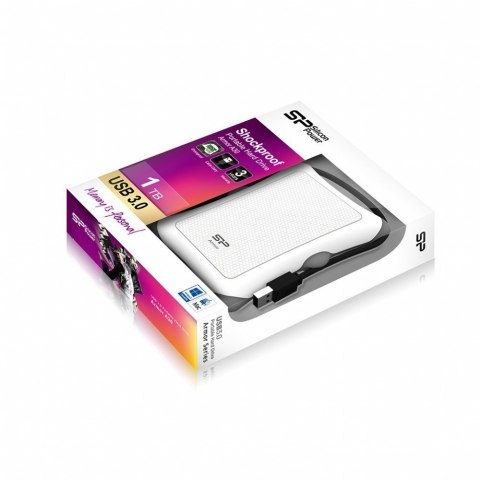 Silicon Power | Armor A30 1TB | 1000 GB | 2.5 " | USB 3.1 | Biały Silicon Power | Armor A30 1TB | 1000 GB | 2.5 " | USB 3.1 | Biały