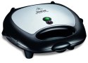 TEFAL | Opiekacz do kanapek | SW614831 | 700 W | Liczba płyt 3 | Czarny/stal nierdzewna