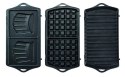 TEFAL | Opiekacz do kanapek | SW614831 | 700 W | Liczba płyt 3 | Czarny/stal nierdzewna