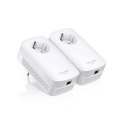 TP-Link TL-PA8010P KIT - Zestaw startowy - adapter powerline - podłączany do ściany | 1,2 Gb/s