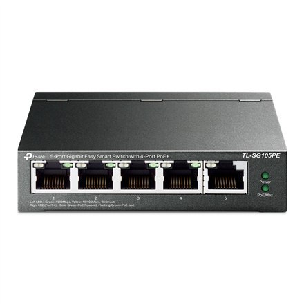 TP-Link TL-SG105PE - przełącznik - 5 portów - zarządzany