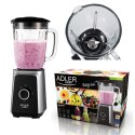 Adler | Blender | AD 4076 | Tabletop | 1000 W | Materiał słoika Szkło | Pojemność słoika 1,5 L | Kruszenie lodu | Czarny