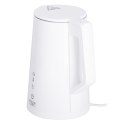Adler | Czajnik | AD 1345w | Elektryczny | 2200 W | 1,7 L | Stal nierdzewna | Podstawa obrotowa 360° | Biały