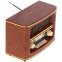 Adler | Retro Radio | AD 1187 | Funkcja alarmu | AUX in | Drewniane
