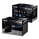 Asus | 06D2X-U | Zewnętrzny | Dysk BDXL | Czarny | USB 2.0