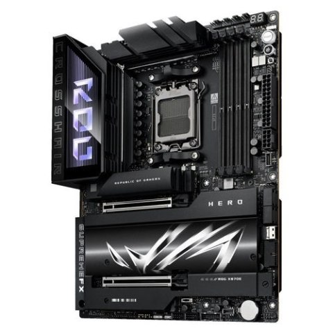 Asus ROG CROSSHAIR X870E HERO | Rodzina procesorów AMD | Gniazdo procesora AM5 | DDR5 | Obsługiwane interfejsy dysków twardych S Asus ROG CROSSHAIR X870E HERO | Rodzina procesorów AMD | Gniazdo procesora AM5 | DDR5 | Obsługiwane interfejsy dysków twardych S