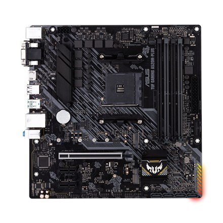 Asus | TUF GAMING A520M-PLUS | Rodzina procesorów AMD | Gniazdo procesora AM4 | DDR4 | Gniazda pamięci 4 | Obsługiwane interfejs Asus | TUF GAMING A520M-PLUS | Rodzina procesorów AMD | Gniazdo procesora AM4 | DDR4 | Gniazda pamięci 4 | Obsługiwane interfejs