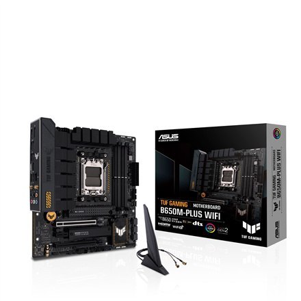 Asus | TUF GAMING B650M-PLUS WIFI | Rodzina procesorów AMD | Gniazdo procesora AM5 | DDR5 DIMM | Gniazda pamięci 4 | Obsługiwane Asus | TUF GAMING B650M-PLUS WIFI | Rodzina procesorów AMD | Gniazdo procesora AM5 | DDR5 DIMM | Gniazda pamięci 4 | Obsługiwane