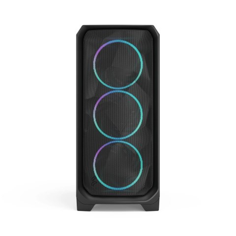 Fractal Design Meshify 3 | Black RGB TG Light Tint | Mid-Tower | Power supply included No | ATX Fractal Design Meshify 3 | Black RGB TG Light Tint | Mid-Tower | Power supply included No | ATX