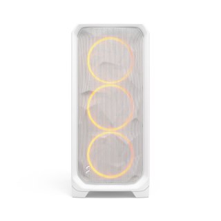 Fractal Design Meshify 3 | White RGB TG Clear Tint | Mid-Tower | Power supply included No | ATX