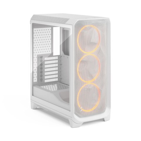 Fractal Design Meshify 3 | White RGB TG Clear Tint | Mid-Tower | Power supply included No | ATX Fractal Design Meshify 3 | White RGB TG Clear Tint | Mid-Tower | Power supply included No | ATX
