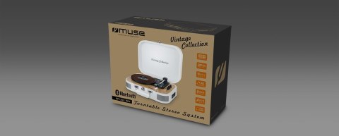 Muse | System stereo z gramofonem | MT-201WW | System stereo z gramofonem | Port USB | Wejście AUX