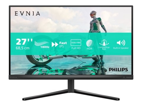 Philips 27M2N3200A/00 | 27 " | IPS | 16:9 | 165 Hz | 4 ms | 1920 x 1080 pikseli | 250 cd/m² | 2 porty HDMI Philips 27M2N3200A/00 | 27 " | IPS | 16:9 | 165 Hz | 4 ms | 1920 x 1080 pikseli | 250 cd/m² | 2 porty HDMI