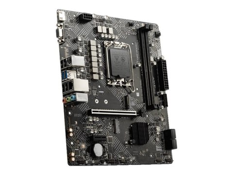 MSI | PRO H610M-G | Rodzina procesorów Intel | Gniazdo procesora LGA1700 | DDR5 | Obsługiwane interfejsy dysków twardych SATA, M