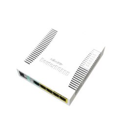 MikroTik | Cloud Router Switch | RB260GSP | 1000 Mbit/s | Porty Ethernet LAN (RJ-45) 5 | 12 miesięcy