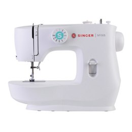 Singer | M1505 | Maszyna do szycia | Liczba ściegów 6 | Liczba dziurek na guziki 1 | Biały