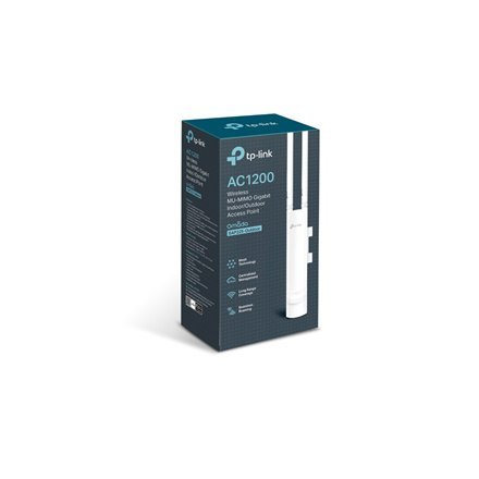 TP-LINK | AC1200 Wireless MU-MIMO Gigabit Indoor/Outdoor Access Point | EAP225 | 802.11ac | 2.4 GHz/5 GHz | 867+300 Mbit/s | Eth TP-LINK | AC1200 Wireless MU-MIMO Gigabit Indoor/Outdoor Access Point | EAP225 | 802.11ac | 2.4 GHz/5 GHz | 867+300 Mbit/s | Eth