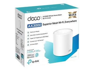 TP-LINK | AX3000 Whole Home Mesh WiFi 6 Unit | Deco X50 (1-pack) | 802.11ax | 574+2402 Mbit/s | Mbit/s | Ethernet LAN (RJ-45) po