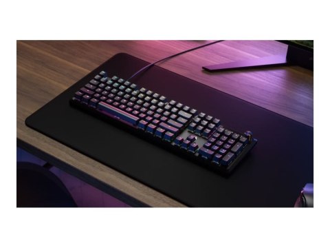 Corsair | Mechaniczna klawiatura do gier | K70 CORE RGB | Klawiatura do gier | Przewodowa | Brak | Czarna | USB typu A | CZERWON Corsair | Mechaniczna klawiatura do gier | K70 CORE RGB | Klawiatura do gier | Przewodowa | Brak | Czarna | USB typu A | CZERWON