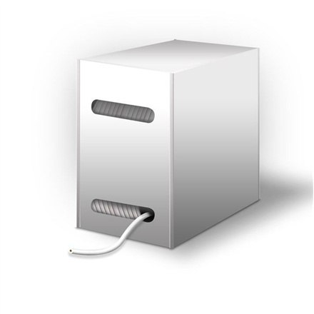 Goobay | CAT 5e | Kabel masowy | U/UTP, nieekranowany | szary | 305 m