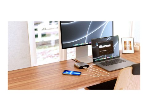HyperJuice 245W 4 USB-C PD Port GaN Charger, EU/UK Cord