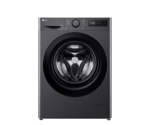 LG F2WR508S2M Pralka, A, ładowana od frontu, Pojemność prania 10 kg, Głębokość 56,5 cm, 1400 obr/min, Środkowy czarny | LG | Pra
