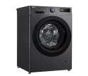 LG F2WR508S2M Pralka, A, ładowana od frontu, Pojemność prania 10 kg, Głębokość 56,5 cm, 1400 obr/min, Środkowy czarny | LG | Pra