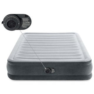 Materac łóżko do spania dwuosobowy z pompką automatyczną 191x137 cm INTEX 67768