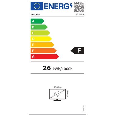 Philips | 275V8LA/00 | 27 " | LCD | QHD | 16:9 | 4 ms | 250 cd/m² | Czarny | Porty HDMI w ilości 2 | 75 Hz Philips | 275V8LA/00 | 27 " | LCD | QHD | 16:9 | 4 ms | 250 cd/m² | Czarny | Porty HDMI w ilości 2 | 75 Hz