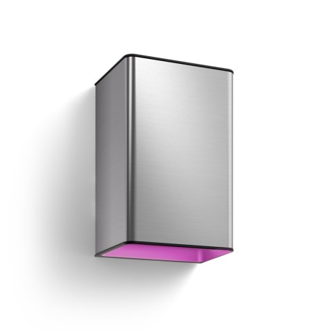 Philips Hue WCA Resonate Outdoor Wall Lantern, Inox | Philips Hue Philips Hue WCA Resonate Outdoor Wall Lantern, Inox | Philips Hue