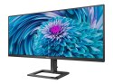 Philips | Monitor | 346E2LAE | 34 " | VA | WQHD | 21:9 | 100 Hz | 4 ms | 3440 x 1440 | 300 cd/m² | Ilość portów HDMI 1