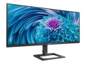 Philips | Monitor | 346E2LAE | 34 " | VA | WQHD | 21:9 | 100 Hz | 4 ms | 3440 x 1440 | 300 cd/m² | Ilość portów HDMI 1