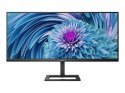 Philips | Monitor | 346E2LAE | 34 " | VA | WQHD | 21:9 | 100 Hz | 4 ms | 3440 x 1440 | 300 cd/m² | Ilość portów HDMI 1